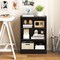Costway 2 PCS 3-Tier Bookcase Open Multipurpose Display Rack Cabinet with Adjustable Shelves White/Black/Brown